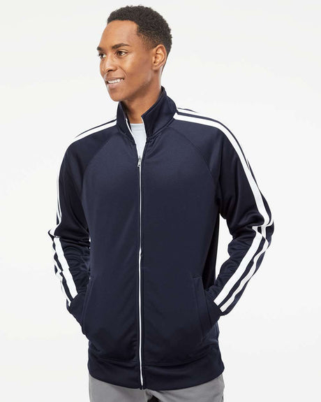 Independent Trading Co. Unisex Lightweight Poly-Tech Full-Zip Track Jacket