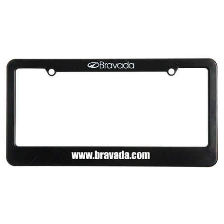 License Plate Frame w/ 2 Holes & Straight Bottom