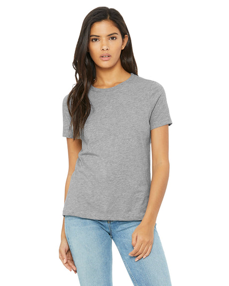 BELLA+CANVAS Ladies' Relaxed Heather CVC Short-Sleeve T-Shirt