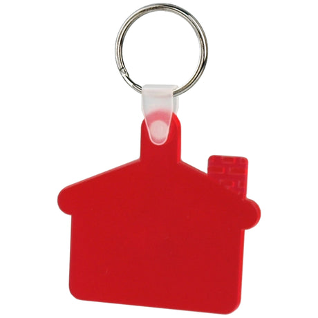 Soft Squeezable Key Tag (House)