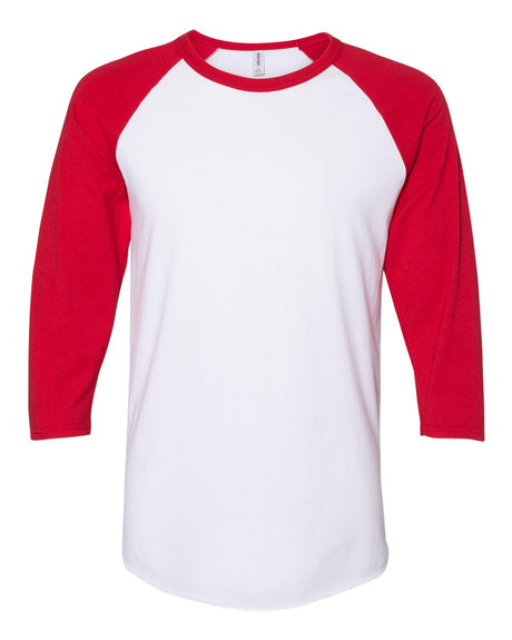 JERZEES Premium Blend Ringspun Three-Quarter Sleeve Raglan Baseball T-Shirt