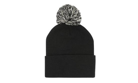 Acrylic Toque Beanie w/Pom Pom