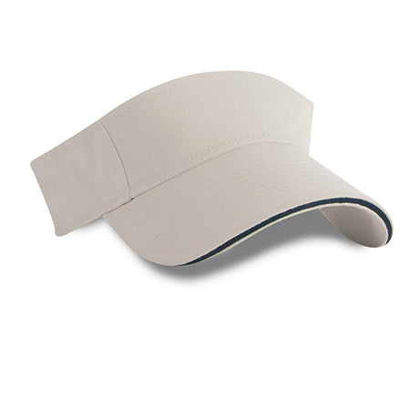 Lightweight Brushed Cotton Twill Sandwich Visor