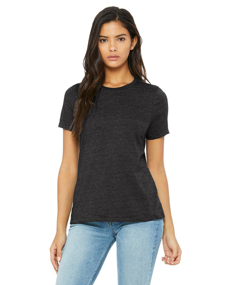 BELLA+CANVAS Ladies' Relaxed Heather CVC Short-Sleeve T-Shirt