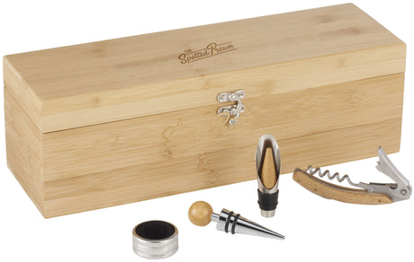 Bamboo Wine Case Set