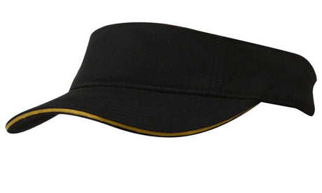 Brushed Heavy Cotton Peak Visor