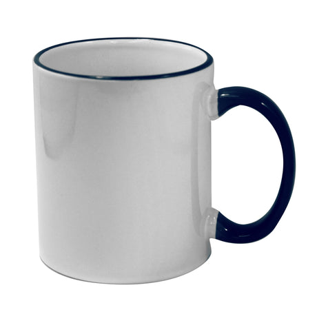 Premium Stock 11oz 2tone White/Cobalt mug