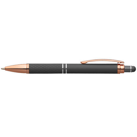 Phoenix Softy Rose Gold Metallic Pen w/ Stylus - ColorJet