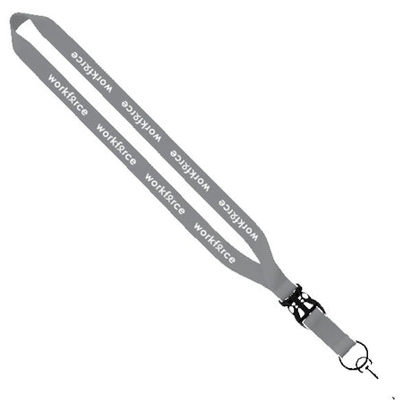 3/4" Polyester Lanyard w/Slide Buckle Release & Swivel Snap Hook