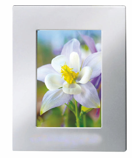 4" x 6" Aluminum finish picture frame (3-5 Days)