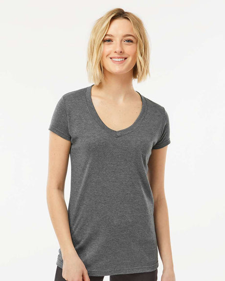 Tultex Women's Poly-Rich V-Neck T-Shirt