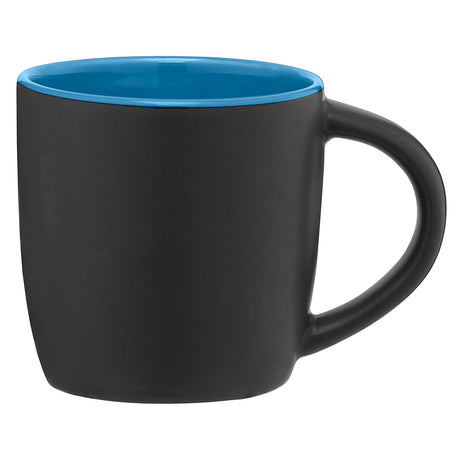 Zanzibar - 12 oz. Matte Black Ceramic Mug with ColorPop