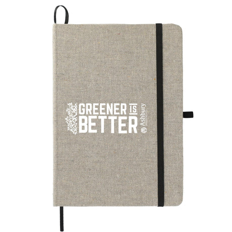 5" x 7" FSC® Mix Recycled Cotton Bound Notebook