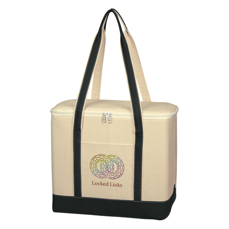 Large Cotton Canvas Cooler Bag