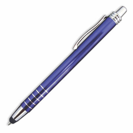 RIDGE (STYLUS & PEN) Aluminum Action Plunger with soft PDA Stylus (3-5 Days)