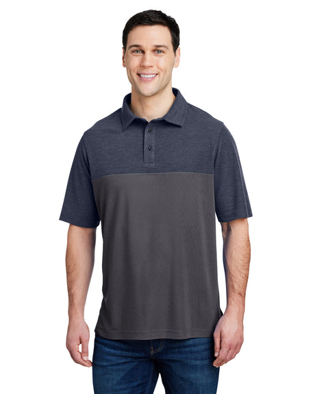 CORE 365 Men's Fusion ChromaSoft Colorblock Polo