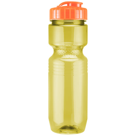 26 Oz. Translucent Jogger Bottle with Flip Top Lid