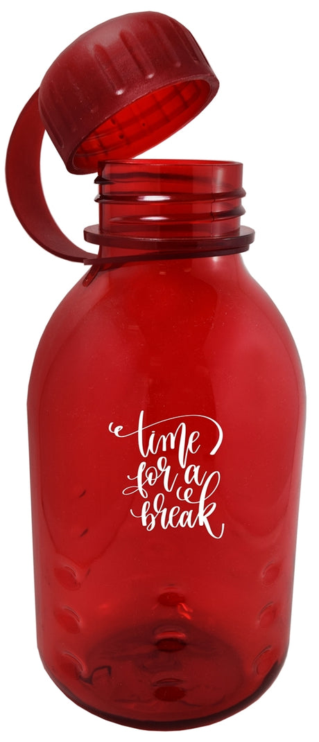 Dimple 41oz Polycarbonate bottle, red