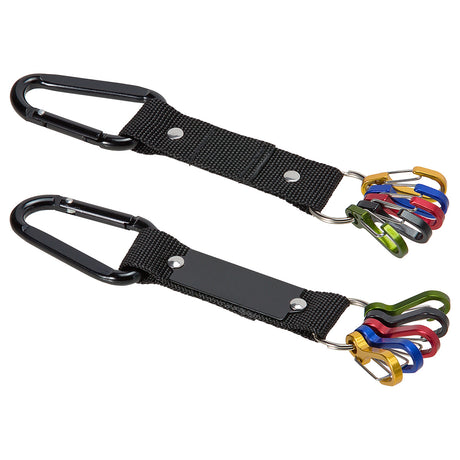 Aluminum Carabiner Strap with Color-Code Key Clips