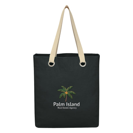 Vibrant Cotton Canvas Tote Bag