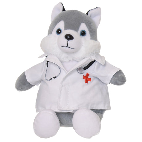 6" Mini Me Harlow Husky w/Doctor Coat