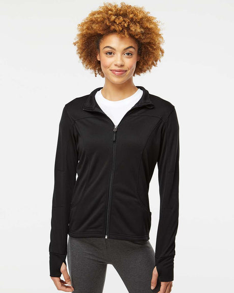 Independent Trading Co. Women's Poly Tech Full Zip Track Jacket