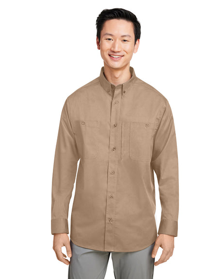 Harriton Men's Advantage IL Long-Sleeve Workshirt