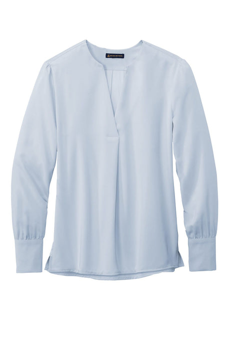 Brooks Brothers Women's Open-Neck Satin Blouse