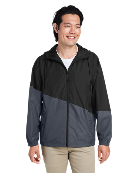 CORE 365 Unisex Techno Lite Colorblock Windbreaker