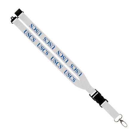 Maverick Polyester Lanyard w/Convenience Release & Metal Lobster Claw