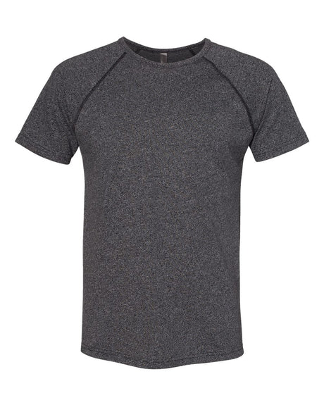 Next Level Mock Twist Raglan Short Sleeve Crew Shirt