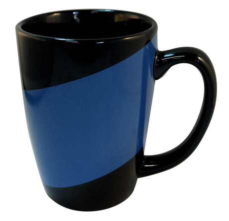 New Haven 16oz ceramic mug black/blue