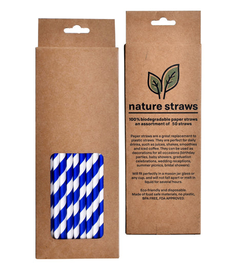 Craft Gift Box Paper Straws