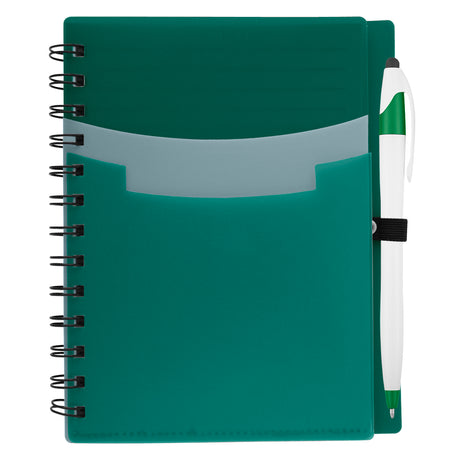 Tri-pocket Notebook & Pen