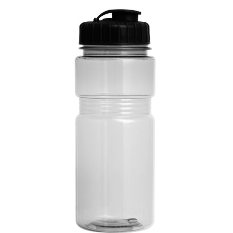 20 Oz. Translucent Recreation Bottle w/ Flip Top Lid