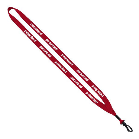 1/2" Polyester Lanyard w/Plastic Swivel Snap Hook