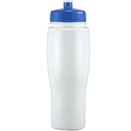 24 Oz. Contour Bottle w/ Push Pull Lid - Solid Colors