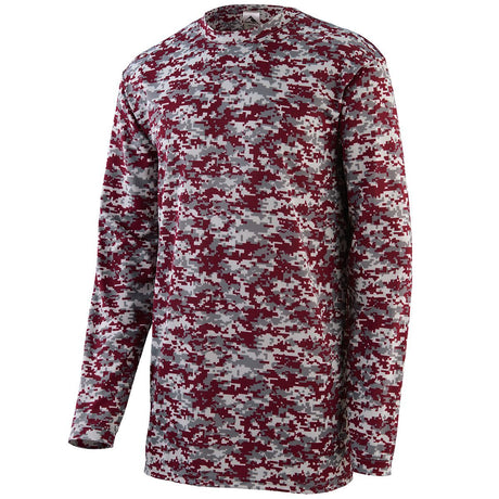 Youth Digi Camo Wicking Long Sleeve T-Shirt