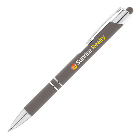 Tres-Chic Softy Pen w/ Stylus Top - ColorJet