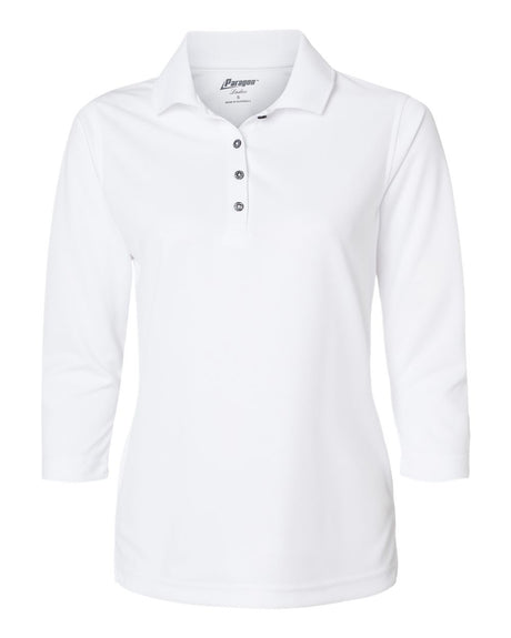 Paragon Women's Lady Palm Three-Quarter Sleeve Polo