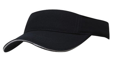 Brushed Heavy Cotton Peak Visor