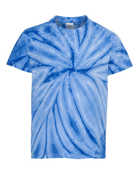 Dyenomite Youth Cyclone Vat-Dyed Pinwheel Short Sleeve T-Shirt