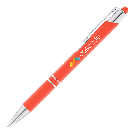 Tres-Chic Softy Pen w/ Stylus Top - ColorJet