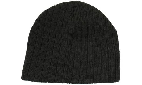 Heavy Cable Knit Beanie