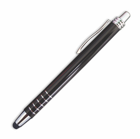 RIDGE (STYLUS & PEN) Aluminum Action Plunger with soft PDA Stylus (3-5 Days)