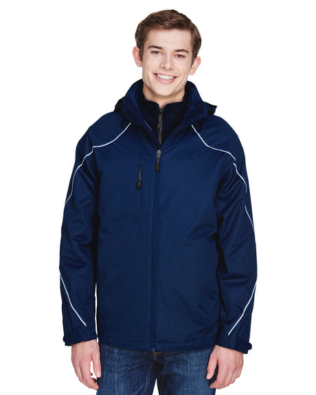 NORTH END Men's Tall Angle 3-in-1 Jacket with Bonded Fleece Liner