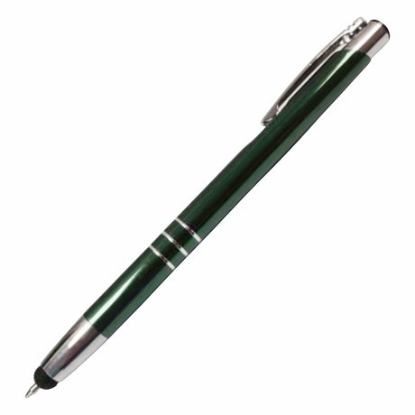 PDA HAMILTON Aluminum Barrel, Metallic clip Plunger Action Ball Point Pen (Stock 3-5 Days)