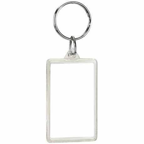 Rectangle Crystal Key Tag