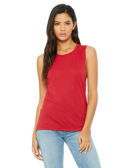 BELLA+CANVAS Ladies' Flowy Scoop Muscle Tank