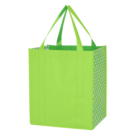 Non-woven Curved Diamond Tote Bag